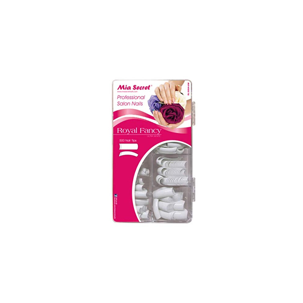 Mia Secret White Professional Nail System 500 Nail Tips - Ultra