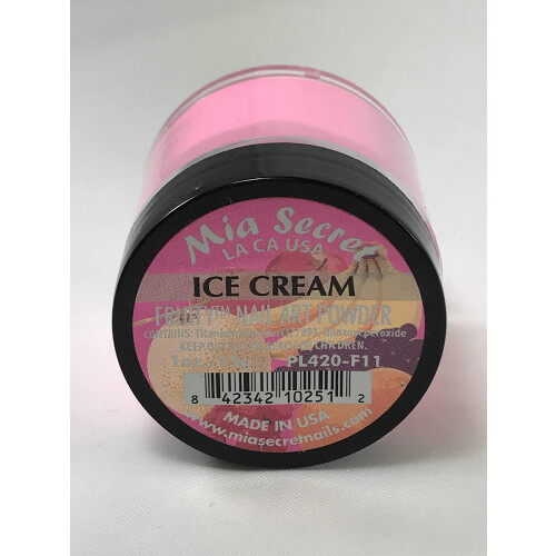 Mia Secret Σκόνη Τεχνητής Νυχιών Fruity Collection - 1 oz. (Παγωτό) 1
