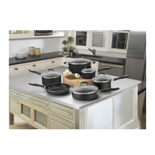 Cuisinart Cuisinart 11-Piece Nonstick Cookware Set  Black  55-11BK 1