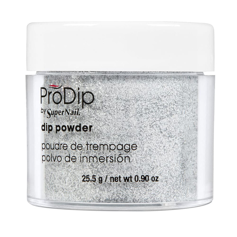 Supernail Prodip Gekleurde Acryl Dip Lavish Platinum 0,9 Ounce-image