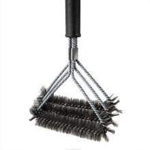 Barbecue Brush - BBQ Grill Cleaning - Barbecues Accessory - Electric, Gas, Charcoal - Stainless Steel