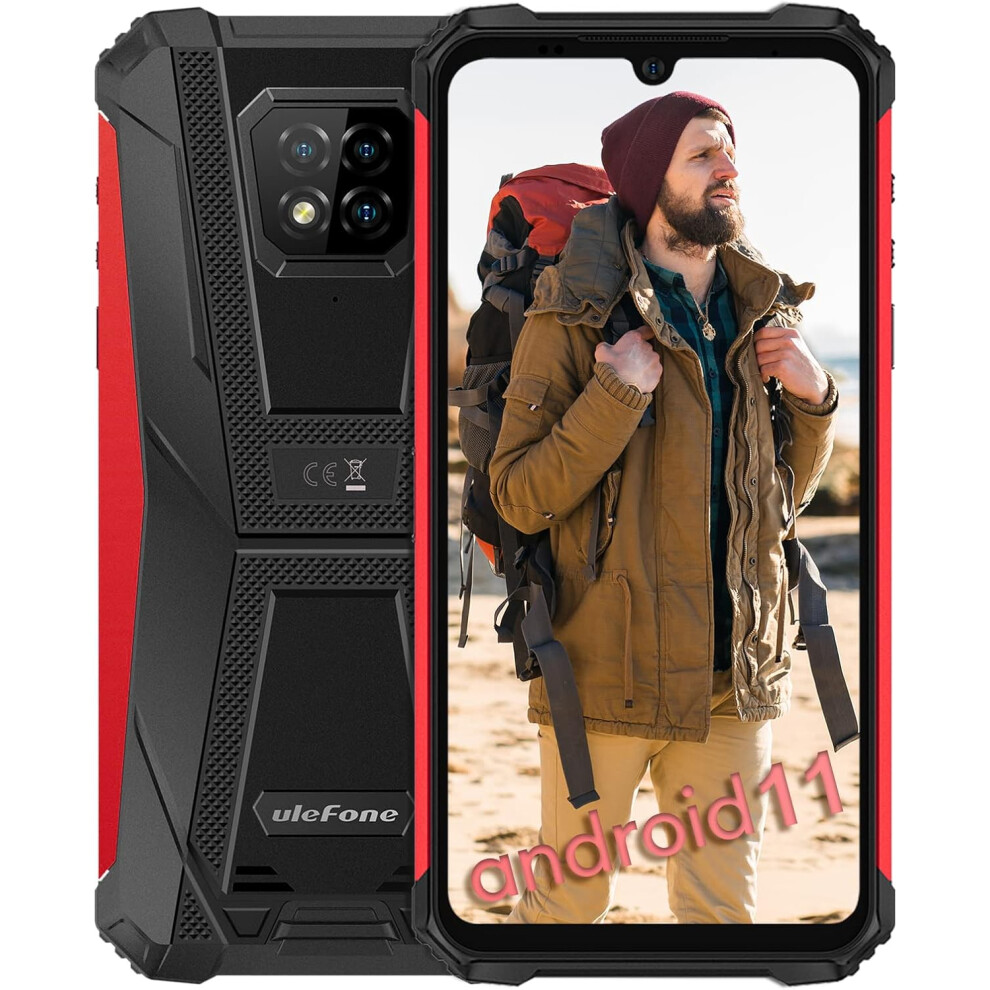 Ulefone Armor 8 Rugged Cell Phones Unlocked, Waterproof Phone 4GB RAM 64GB ROM