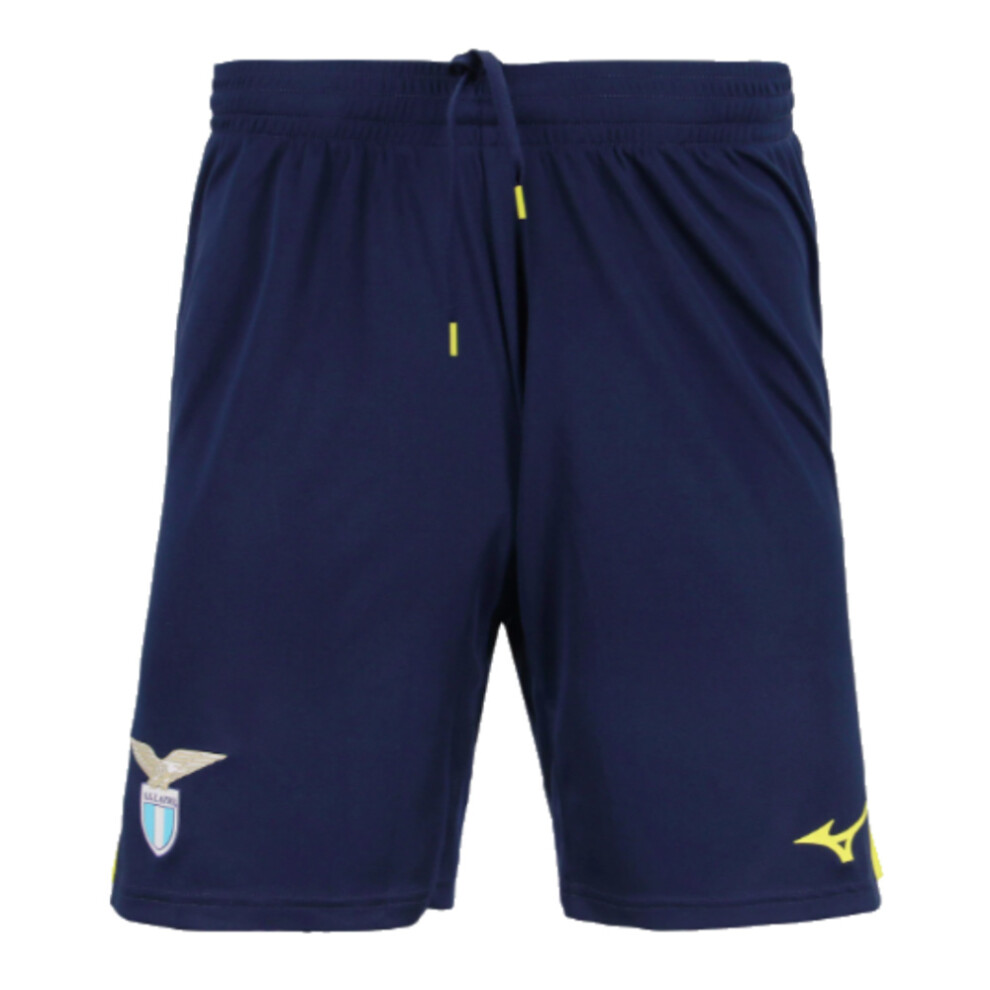 Mizuno (Mb) 2024-2025 Lazio Away Shorts (Navy) - Kids Blue