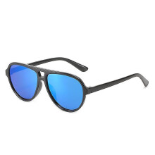 New models Polarized Aviator Sunglasses for Kids Retro Trendy Sports Sunglasses,Blue