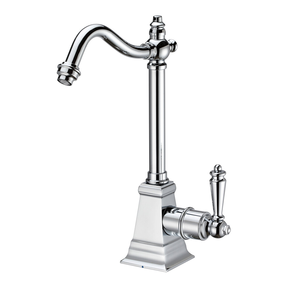 Photos - Tap Whitehaus Collection WHFH-C2011-C Forever Hot Point of Use Cold Water Faucet with Traditional Spout Polished Chrome