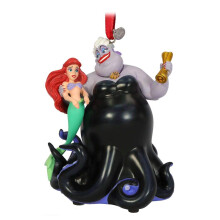 Disney Ursula and Ariel Singing Living Magic Sketchbook Ornament - The Little Mermaid