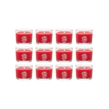Yankee lumnare Semnatura votiva mini lumnare borcan ro?u de mere ro?u parfum natural de soia naturala cu ceara de ceara cu fitil natural din fi
