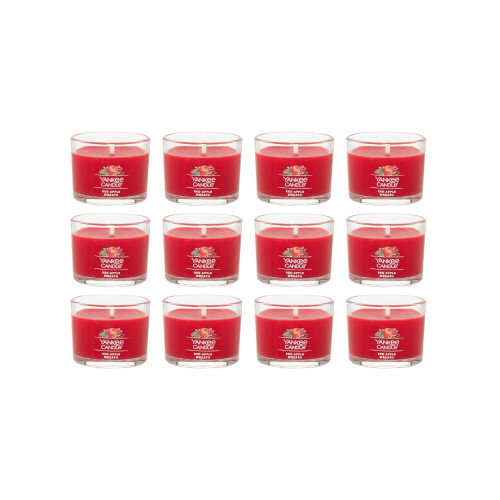 Yankee Candle Yankee Candle Mini Βαζάκι Κεριού, Άρωμα Κόκκινο Μήλο, 1.3 OZ