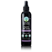 Lacca per capelli da 8 oz, flacone certificato biologico USDA, senza parabeni, cruelty-free e vegano, con estratti botanici naturali, per tutti i