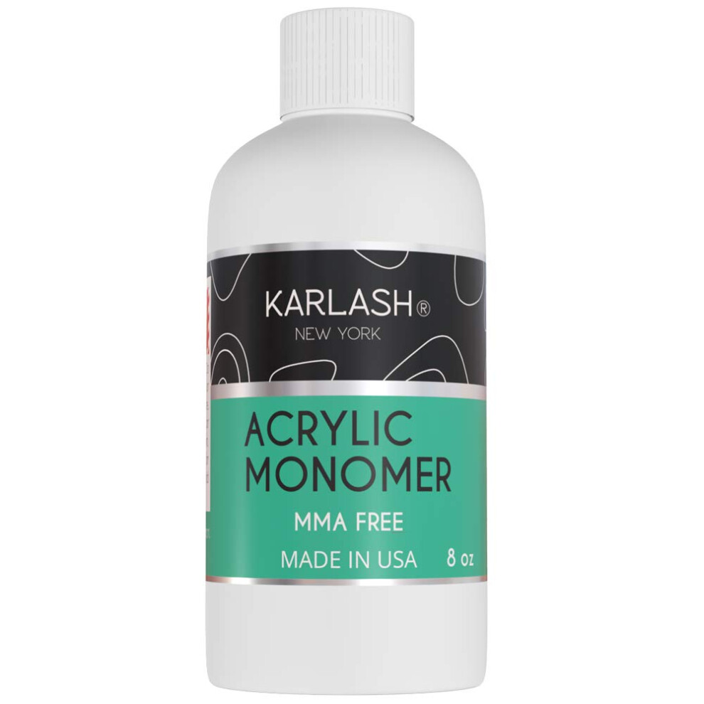 Karlash Professional Acrylic Liquid 8 Oz Monomer Mma Free For Doing Acrylic Nails Mma Free Ultra Shine And Strong Nail