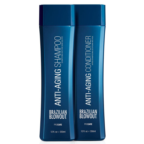 Brazilian Blowout Αντιγηραντικό Σαμπουάν/Μαλακτικό, 12 Fl Oz (Συσκευασία 2)