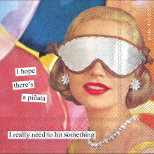 Boston International Anne Taintor Cocktaildrankpapieren servetten 5 x 5 inch Pinata C024300