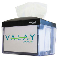 Morcon NT111EA Valay Nap Interfolded Napkin Dispenser  6.14 x 8 x 6 1/2  Black