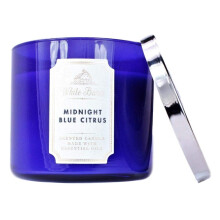 Bath & Body Works White Barn 3-Wick Candle in MIDNIGHT BLUE CITRUS