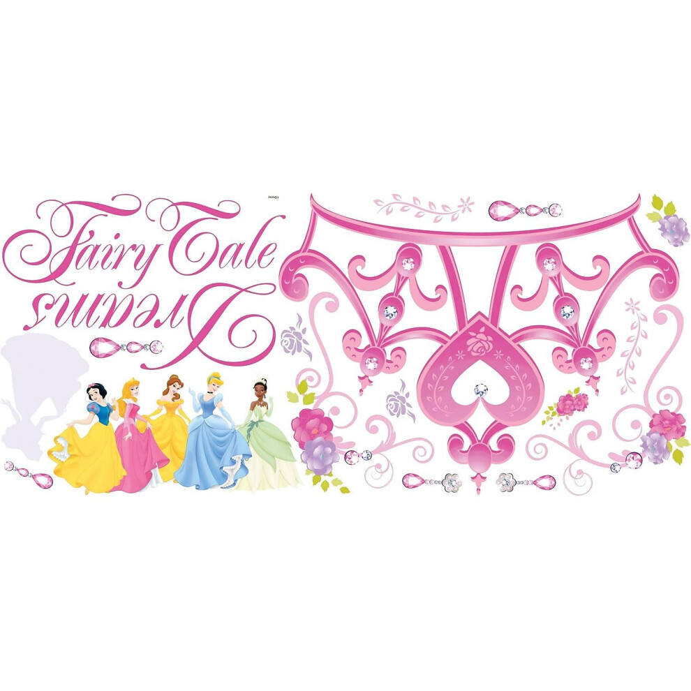 RoomMates RMK1580GM Disney Princess Crown Giant Peel and Stick Wall Decals