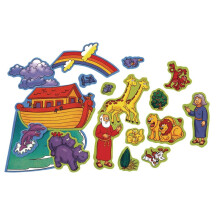 Little Folk Visuals Beginners Bible: Noahs Ark Precut Flannel/Felt Board Figur 20 Pieces Set