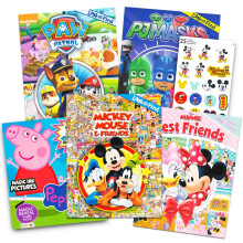 Disney Picture Search knyvkszlet 2-4 ves kisgyermekeknek  5 Find It knyv Minnie egr Mickey Mouse Peppa malacmancs jrorrel s PJ maszkokkal.