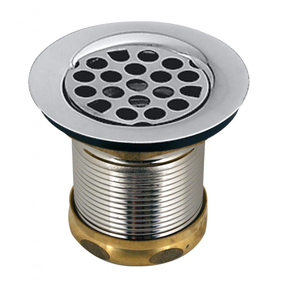 Westbrass Grid Basket Style Bar Sink Strainer Polished Chrome D2181-26 747028058261