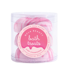 NCLA     Bath Treats     Nat   rliche Badebomben (3er-Set) | Vegane, tierversuchsfreie, saubere Hautpflege (Pink Champagne)