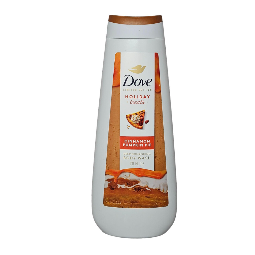 Dove Cinnamon Pumpkin Pie Liquid Body Wash for Deep Nourishment Holiday Treats Limited Edition  20 oz