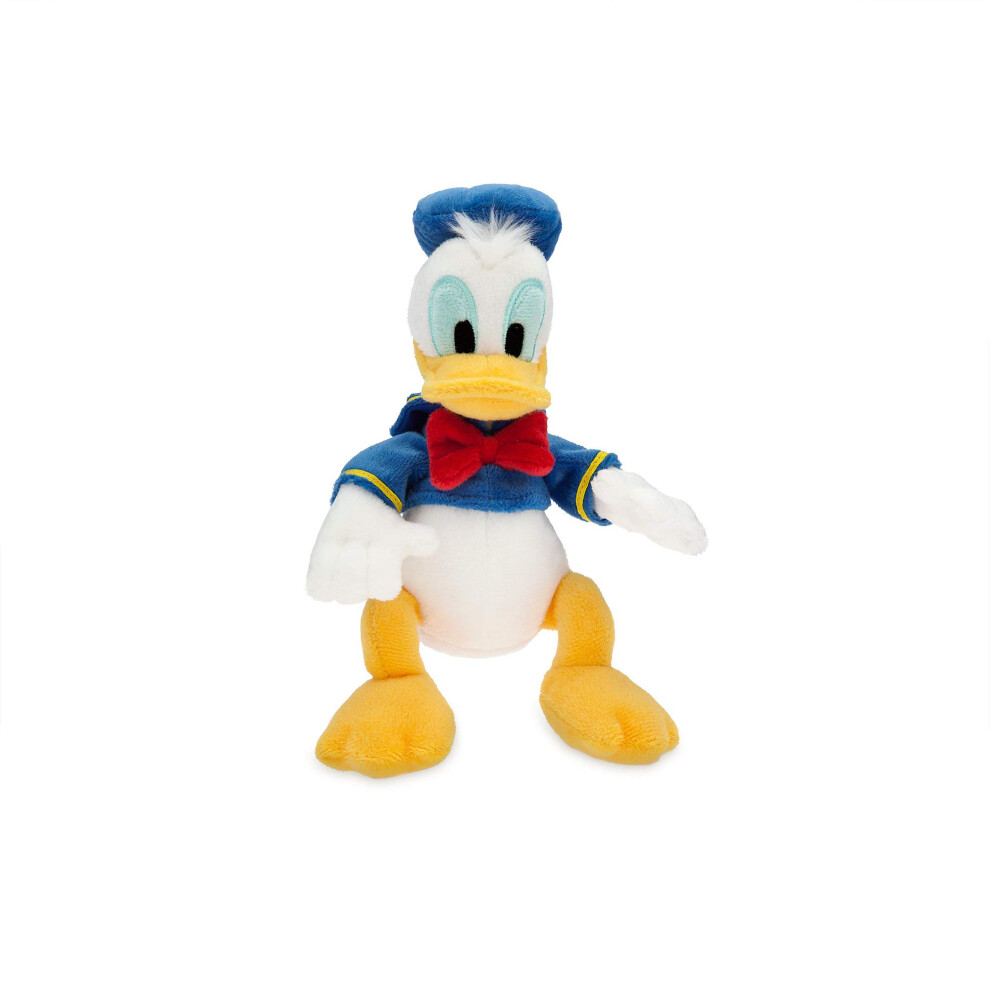 Disney Donald Duck Plush - Mini Bean Bag - 8 Inches Mickey And Friends Cuddly Classic Toy Character In Classic Sailor's Outfit Suitable For All Age