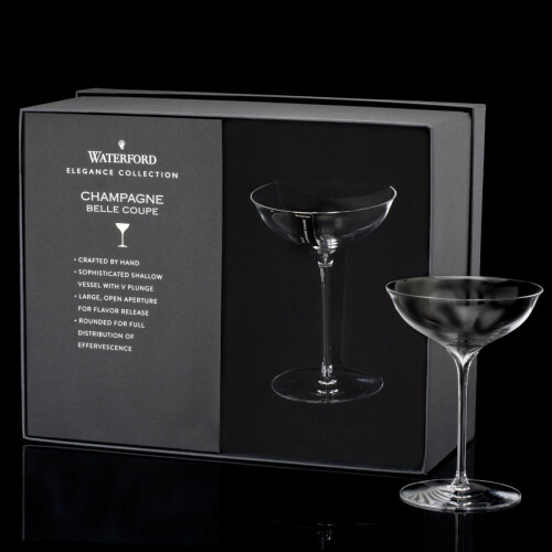 Waterford Elegance Champagne Belle Coupe  Pair