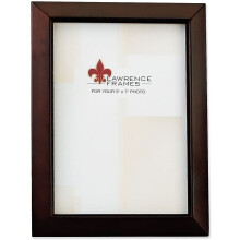 Lawrence Frames Estero Collection Walnut Wood 5 by 7 Picture Frame Esspresso Brown
