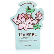 TONYMOLY I'm Real Lotus Luminating Tee Mask Pack of 1