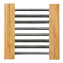 Cortesi Home Aubrey laajennettava bambuinen pannunalunen 21,5 35,5 cm, ruskea