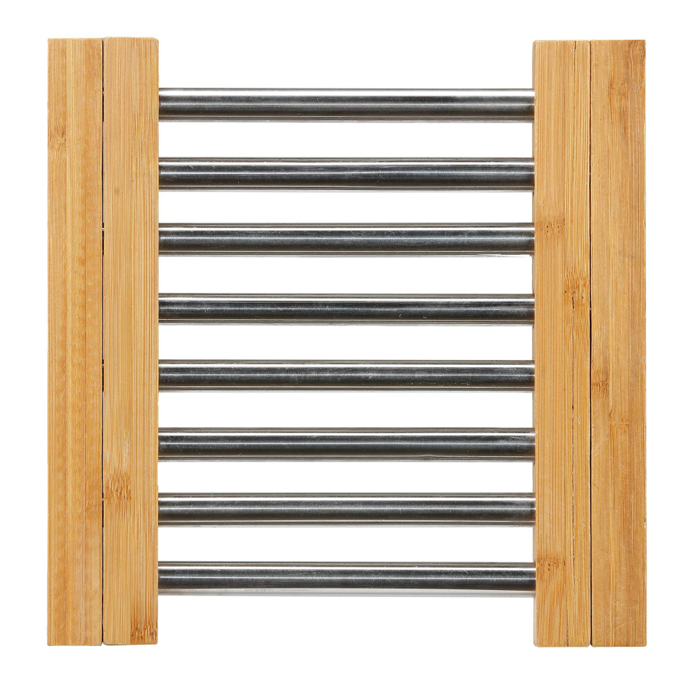 Cortesi Home Aubrey, Ausziehbarer Untersetzer Aus Bambus, 21,6 35,6 Cm, Braun-image