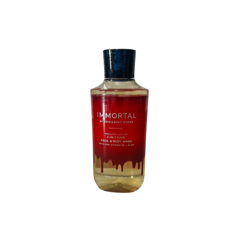 Immortal Men, Sapone Liquido Per Capelli, Viso E Corpo, 3 In 1, 10 Once-image