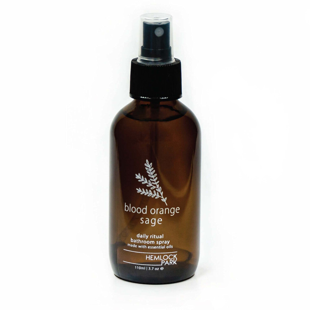 Hemlock Park Blood Orange Sage Room Spray | Naturally Scent Your Space | Sustainably Made in USA with Essential Oils and Botanicals | 4 oz Glass Spray-image-OPC-PH56PXS-NEW