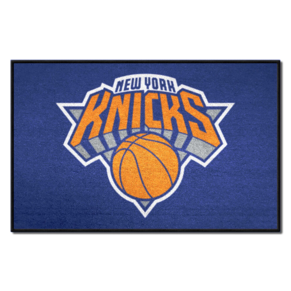 Fanmats 11918 New York Knicks Starter Mat Accent Rug 19 X 30 Zoll | Heimdekor-Teppich Und Tailgating-Matte F R Sportfans-image