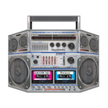 Boombox-Stand-Up-Partyzubehor (1 Stuck) (1/Pkg)