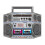 Boom Box Stand-Up Party Accessory (1 count) (1/Pkg) 1