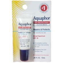 Aquaphor lppreparation + Skydda bredspektrum SPF 30 0,35 oz (frpackning med 2)