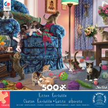 Ceaco - Paws Gone Wild - Maciatko Kerfuffle - 500-dielna skladacka