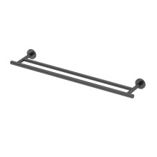 Gatco 4244MX Latitude II 24"" tuplapyyhetanko mattamusta