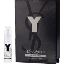 Yves Saint Laurent YSL Y Frfi mintaparfm LE PARFUM spray prbamret, rszben feltlttt fiola, 1,2 ml / 0,04 fl oz (3 db-os kszlet)