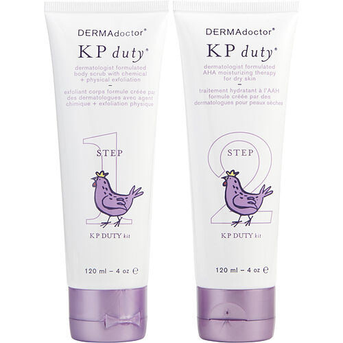 DERMAdoctor KP Duty Kit για Ξηρό & Ακανόνιστο Δέρμα (Scrub 4 oz, Ενυδατική Θεραπεία 4 oz)
