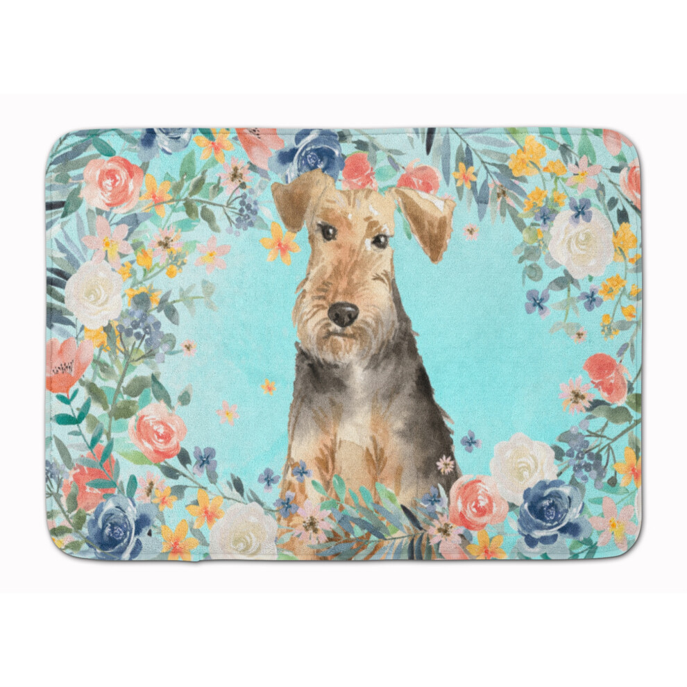 ""Zerbino In Memory Foam Lavabile In Lavatrice Airedale Terrier Di Caroline's Treasures, Multicolore""-image