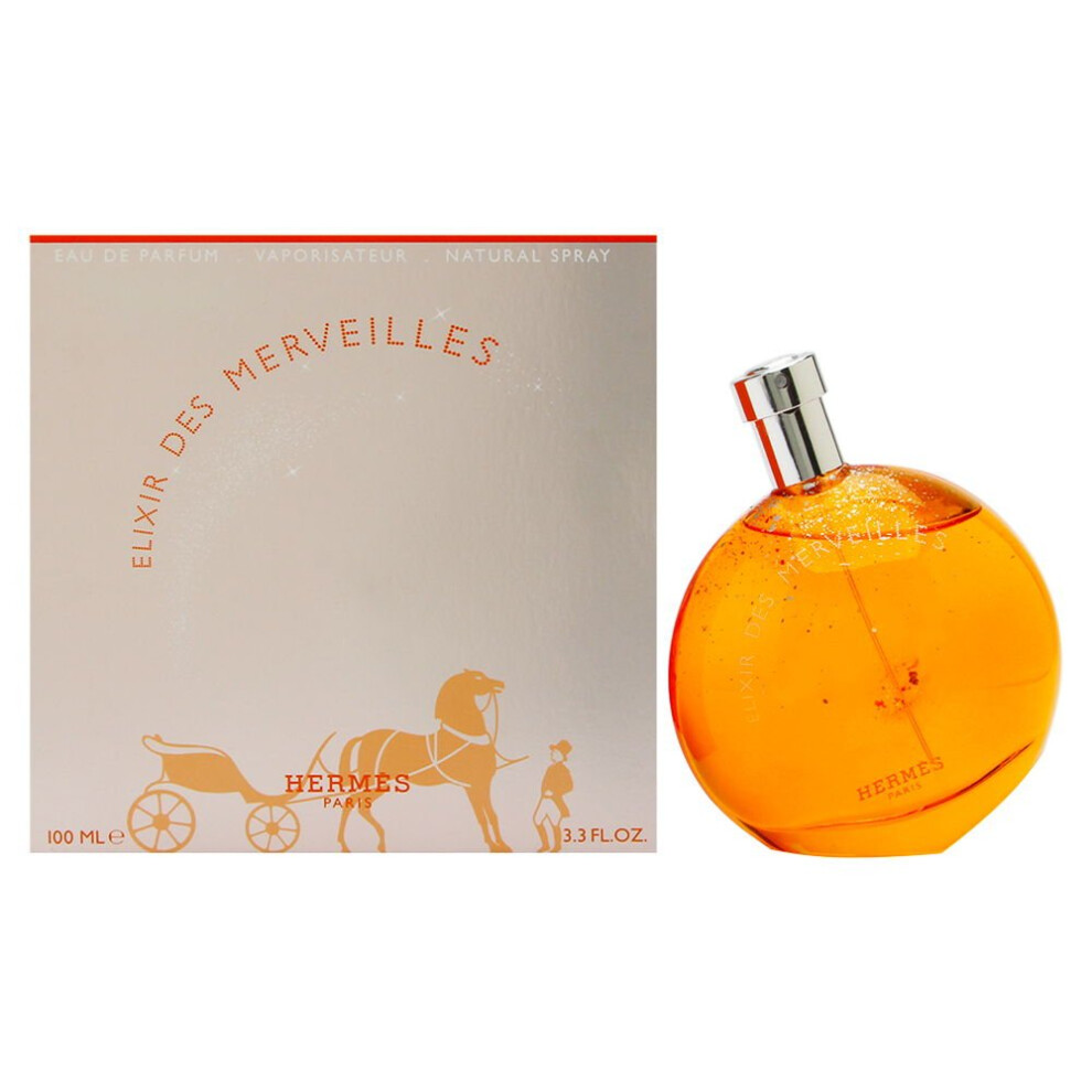 Hermes Elixir Des Merveilles Eau De Parfum for Women  3.3 Fluid Ounce