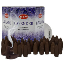 TRUMIRI Lavendel r?gelseskegler (40 stykker 2 s?t af 20) til vandfald og springvand
