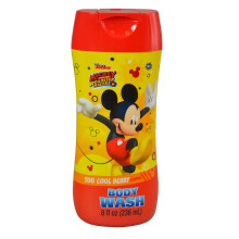Płyn do mycia ciała Disney New Mickey 8 uncji w butelce Flip Top Berry Yellow Small