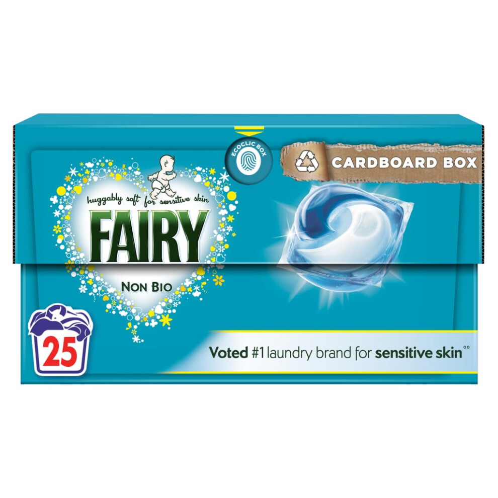 FAIRY NON BIO PODS WASHING LIQUID CAPSULE FOR SENSITIVE SKIN 25 WASHES