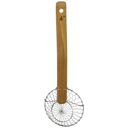 Bamboehandvat RVS Grove Skimmer (4"""")