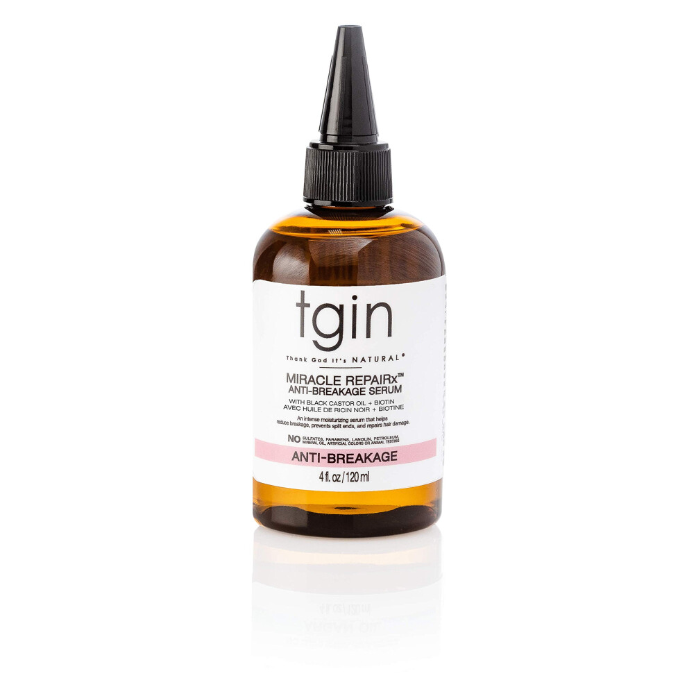 Tack Och Lov, Det Ï¿½R Naturligt Peach Tgin Miracle Repairx Anti-Breakage Serum Daily Moisturizer For Natural Hair - Dry Hair - Curly Hair - 4 Oz