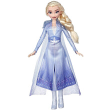 Disney Frozen Elsa modepop met lang blond haar en blauwe outfit ge?spireerd door Frozen 2 - speelgoed voor kinderen vanaf 3 jaar