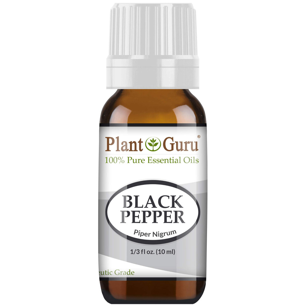 Huile essentielle de poivre noir 10 ml Piper Nigrum 100% pure non dilu   e de qualit    th   rapeutique.