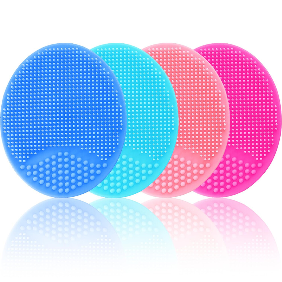 Mr Lion Face Scrubber Facial Exfoliator Face Scrub Brush Soft Face Brush Silicone Facial Cleansing Brush Face Exfoliator Blackhead Acne Pore Cradle Cap F